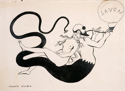 Dessin pour le périodique dadaïste "La Revue", numéro 391 no.3 - Francis Picabia