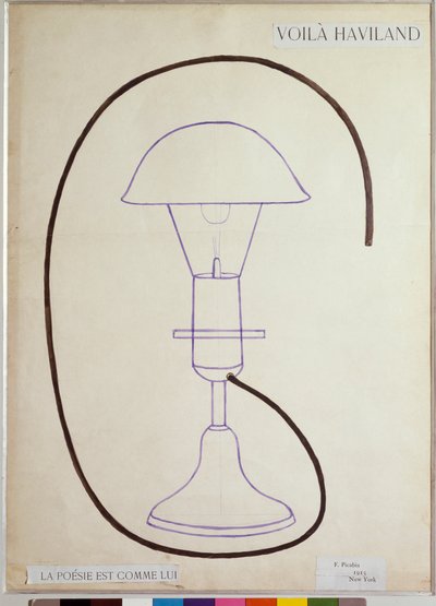 La poésie lui ressemble (Dessin - Francis Picabia