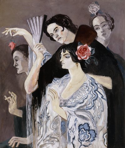 Spanish Women ; Femmes Espagnoles, c. 1924-25 (gouache sur carton) - Francis Picabia