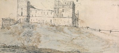 Côté est du château de Sheriff Hutton - Francis Place