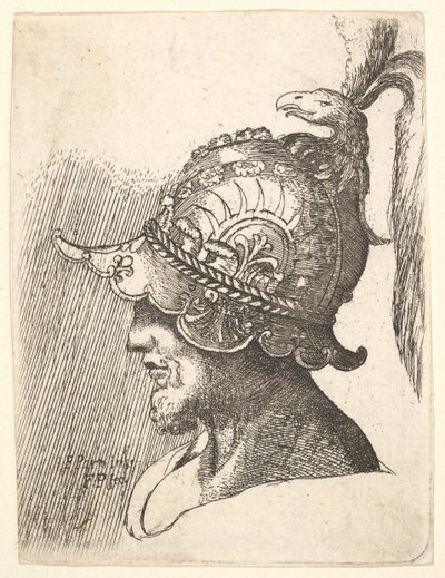 Tête casquée, 1662-78 - Francis Place