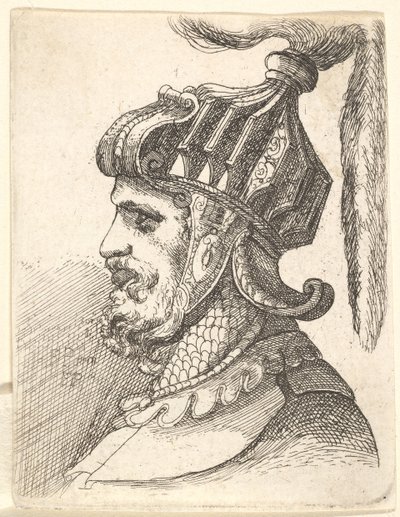 Tête casquée, 1662-78 - Francis Place