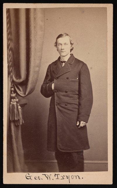Portrait de George Washington Tryon 1838-1888, vers les années 1860 - Francis S Keeler