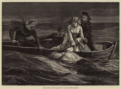 Scène de Le Navire Sabordé, au Théâtre Olympique - Francis S. Walker