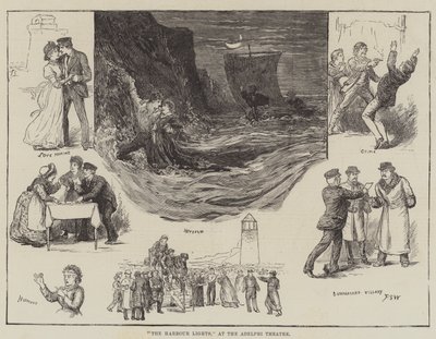 Les lumières du port, au théâtre Adelphi - Francis S. Walker