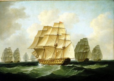 Épisodes des guerres napoléoniennes (1803-1815) : Les poursuites menées par Richard Strachan, au large du cap Ortegal (Espagne), 4 novembre - Francis Sartorius