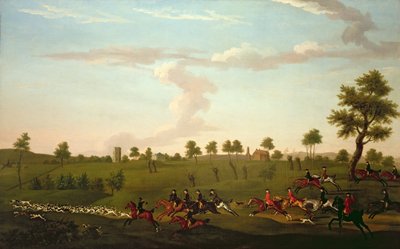 Scène de chasse : Plein cri, c.1755-60 - Francis Sartorius