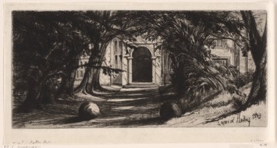 Mytton Hall - Francis Seymour Haden (Sir) (signed by artist)