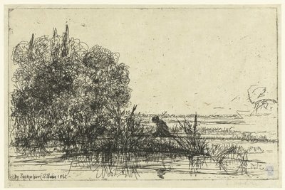 Twickenham sur la Tamise - Francis Seymour Haden (Sir) (signed by artist)