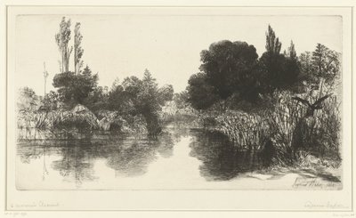 Étang - Francis Seymour Haden (Sir) (signed by artist)