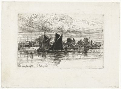 West London Rowing Club - Francis Seymour Haden (Sir) (signed by artist)