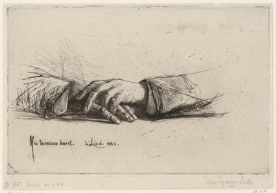 Mains reposantes - Francis Seymour Haden (Sir)
