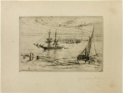 Une brigantine à l