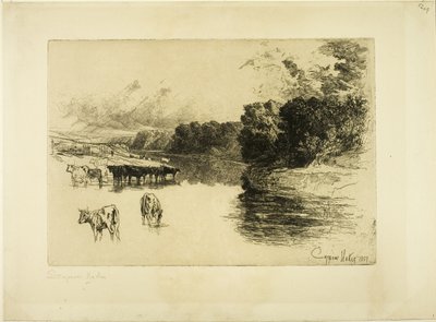 Une rivière du Lancashire - Francis Seymour Haden