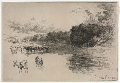 Une rivière du Lancashire - Francis Seymour Haden