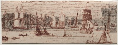 Une esquisse au large de Greenwich - Francis Seymour Haden
