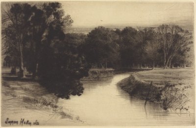 Un coucher de soleil en Irlande - Francis Seymour Haden