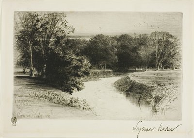 Un coucher de soleil en Irlande - Francis Seymour Haden