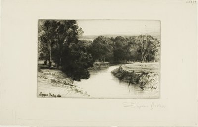 Un coucher de soleil en Irlande - Francis Seymour Haden