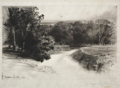 Un coucher de soleil en Irlande, 1863 - Francis Seymour Haden