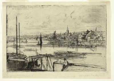 Battersea Reach - Francis Seymour Haden