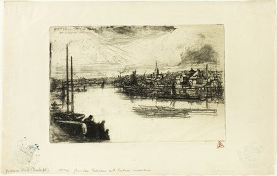 Battersea Reach - Francis Seymour Haden