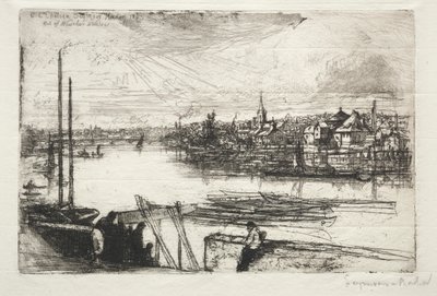 Battersea Reach - Francis Seymour Haden