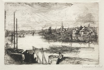 Battersea Reach, 1843 - Francis Seymour Haden