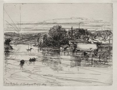 Pont de Cardigan, 1864 - Francis Seymour Haden