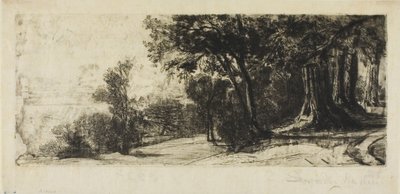 Tôt le matin, Richmond Park - Francis Seymour Haden