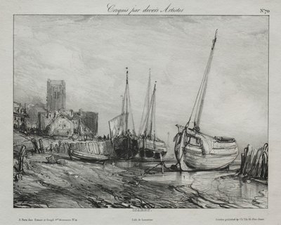 Bateaux de pêche le long de la plage - Francis Seymour Haden