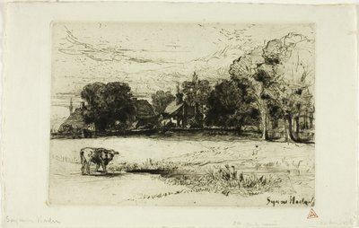 Cottages de Horsley - Francis Seymour Haden