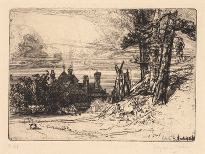 Maison de Horsley à Willesley, 1865 - Francis Seymour Haden