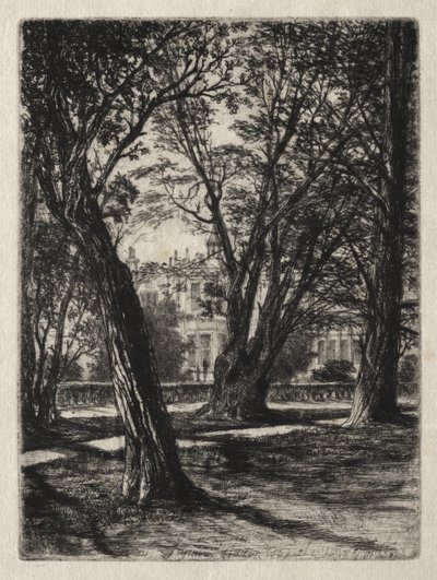 Jardins de Kensington - Francis Seymour Haden