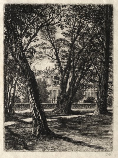 Jardins de Kensington - Francis Seymour Haden