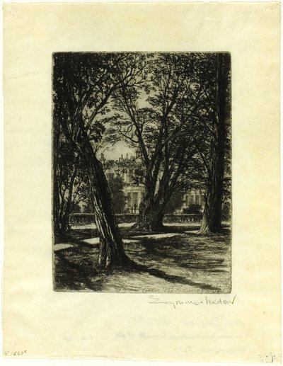 Kensington Gardens, No. I (petite plaque) - Francis Seymour Haden