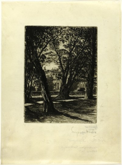 Kensington Gardens, No. I (petite assiette) - Francis Seymour Haden