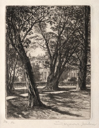 Kensington Gardens La Petite Assiette, 1859 - Francis Seymour Haden