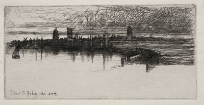 Petit quai de Calais, 1865, 3h du matin - Francis Seymour Haden
