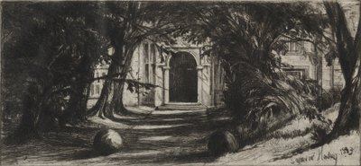 Mytton Hall, 1859 - Francis Seymour Haden