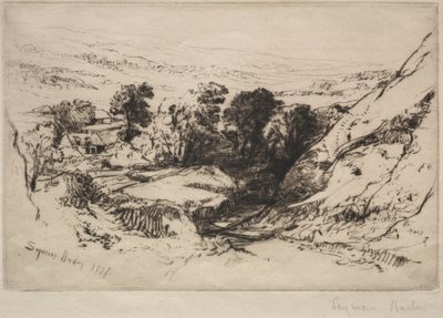 Nine Barrow Down - Francis Seymour Haden