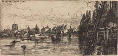 Vieux Chelsea (Vieille église de Chelsea) - Francis Seymour Haden