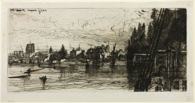 Vieille église de Chelsea - Francis Seymour Haden