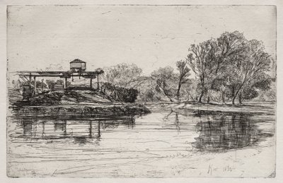 Empiètement ferroviaire - Francis Seymour Haden