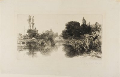 Étang de Shere Mill, No. II (grande plaque) - Francis Seymour Haden