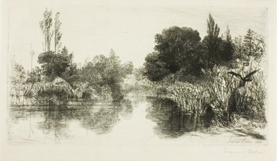 Étang de Shere, n° II (grande planche) - Francis Seymour Haden
