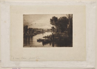 Pêcheur de la Tamise - Francis Seymour Haden