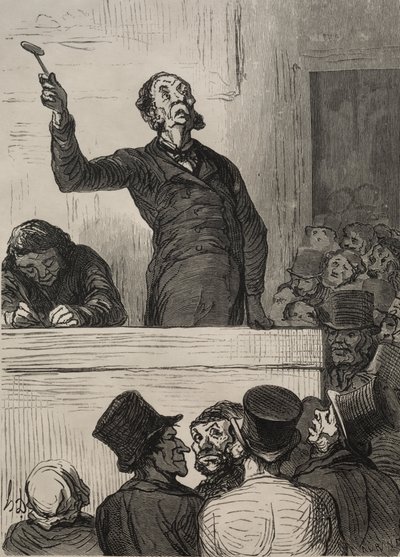La salle des ventes : Le commissaire-priseur - Francis Seymour Haden