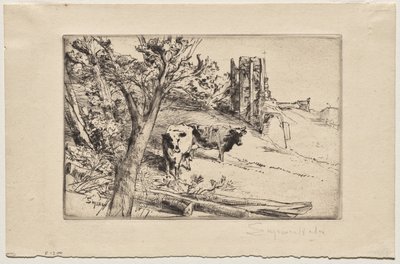 Le donjon - Francis Seymour Haden