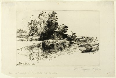 La petite maison de bateau - Francis Seymour Haden